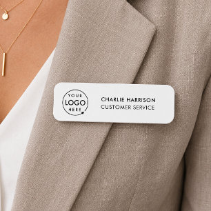 Porte-nom Business Logo Modern Custom Employee Staff