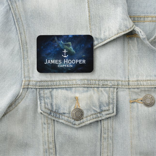 Porte-nom Cadeau nautique unique avec le nom (En situation)