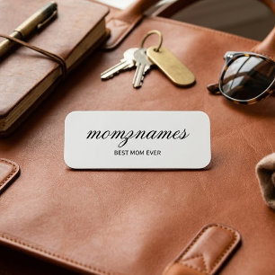 Porte-nom Calligraphie personnalisée du nom pour la meilleur