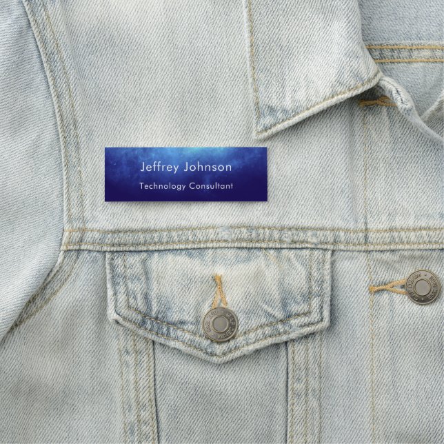 Porte-nom Carte d'identité d'employé personnalisée moderne e (En situation)