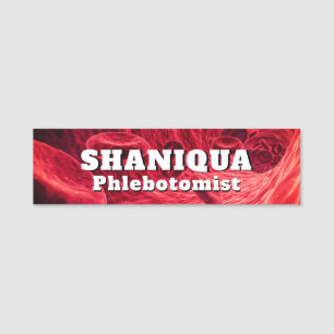 Porte-nom Cellules de sang rouge Phlebotomie