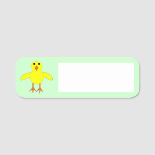 Porte-nom Chick Pâques mignon