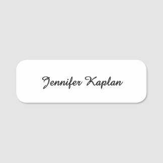 Porte-nom Classical Handwriting Minimalist Professional