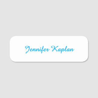 Porte-nom Classical Handwriting Minimalist Professional