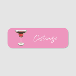 Porte-nom Cocktail Big Red Margarita Boire Thunder_Cove