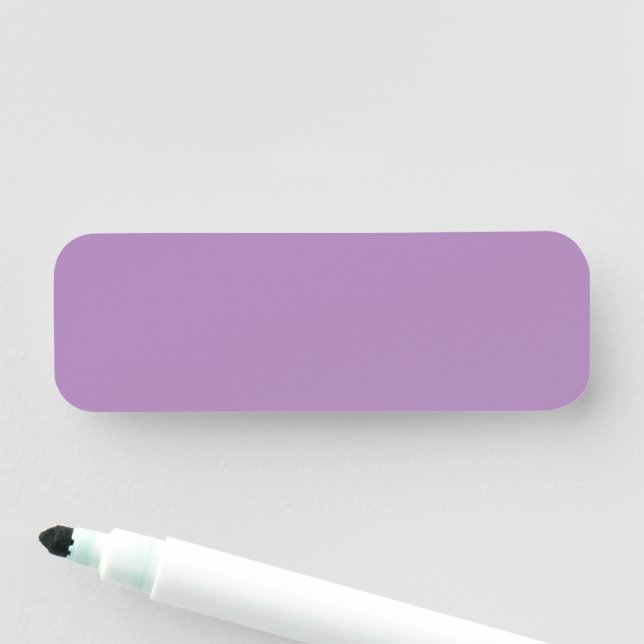 Porte-nom Couleur claire pastel violet violet africain (En situation)