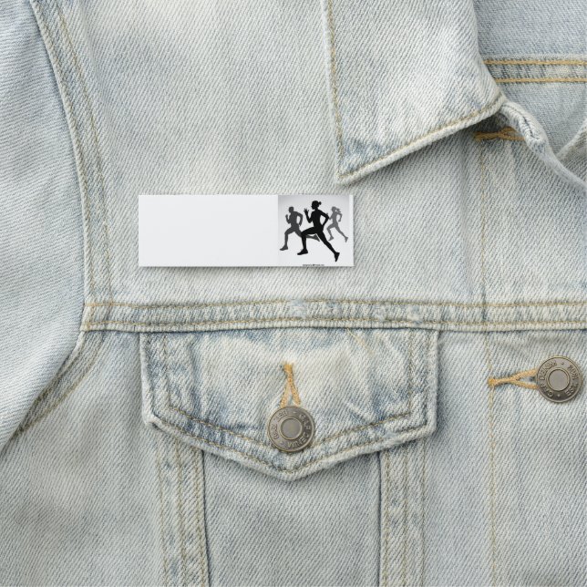 Porte-nom Course Marathon Sport compétitif (En situation)