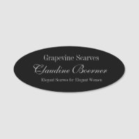 Crafter nommé ovale personnalisable d'insigne