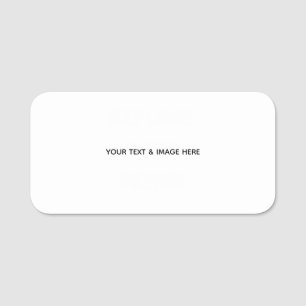 Porte-nom Créez votre propre carte de note plate personnalis