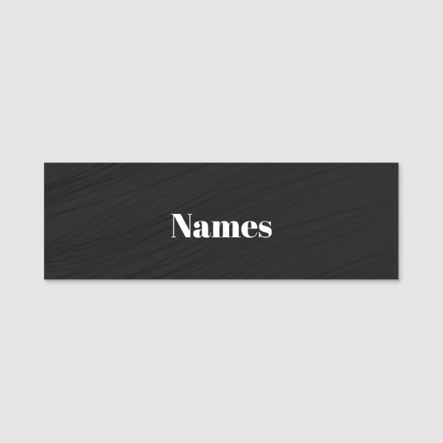 Porte-nom Créez votre propre personnalisation (Devant)
