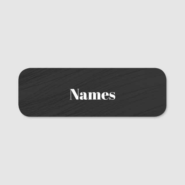 Porte-nom Créez votre propre personnalisation (Devant)