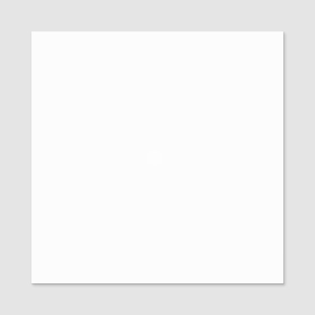 Porte-nom Créez votre propre personnalisation Solide Blanc (Devant)