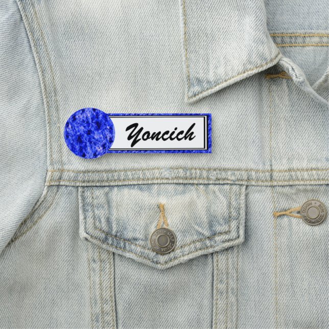 Porte-nom Crystallié par Kenneth Yoncich (En situation)