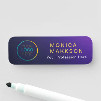Porte-nom Custom  Logo Name Tag