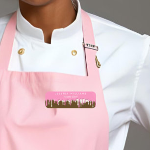 Porte-nom Décoration de boulangerie à égouttement de glaçage