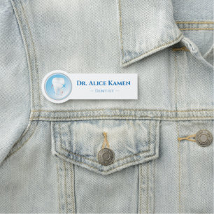 Porte-nom Dentiste Logo moderne des dents
