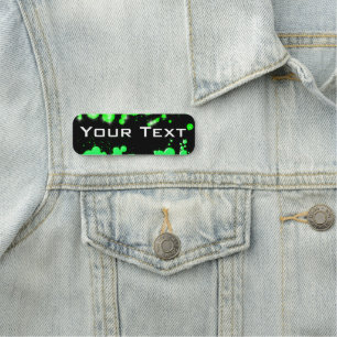 Porte-nom Design vert