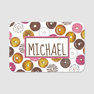 Porte-nom Dizaines de beignes Petit-déjeuner Doughnut pâtiss