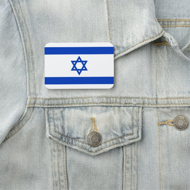 Porte-nom Drapeau Israël (En situation)