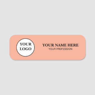 Porte-nom Elegant Custom Logo Employee Name Tag