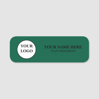 Porte-nom Elegant Custom Logo Employee Name Tag