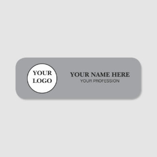 Porte-nom Elegant Custom Logo Employee Name Tag