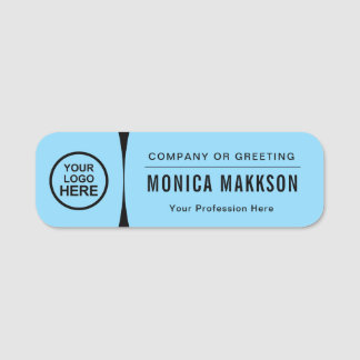 Porte-nom Employé de logo personnalisé 