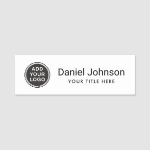 Porte-nom Employé de personnel fait sur commande d'affaires