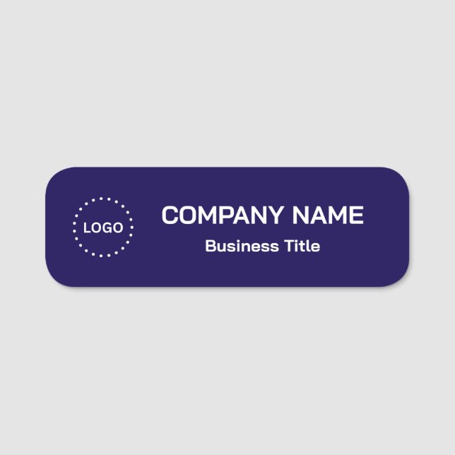 Porte-nom Employé de promotion de marque simple  (Devant)