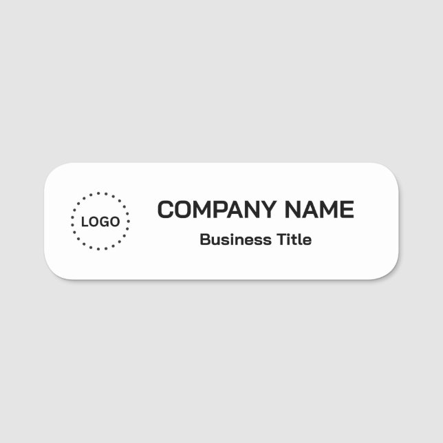 Porte-nom Employé de promotion de marque simple  (Devant)
