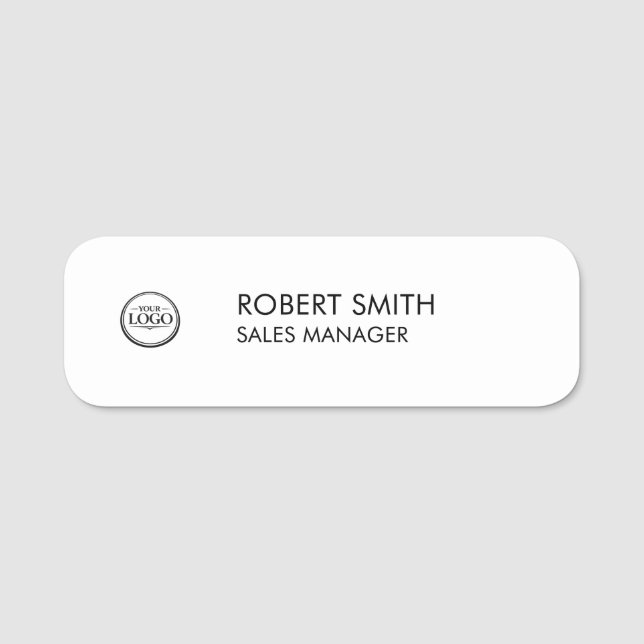 Porte-nom Employé personnalisé (Devant)