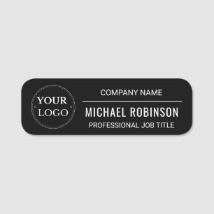Porte-nom Employé professionnel de marque de logo d'entrepri