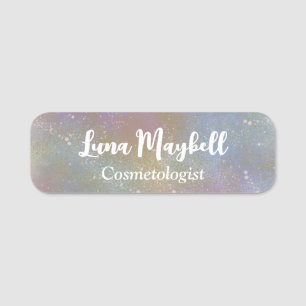 Porte-nom Entreprise holographique Rainbow