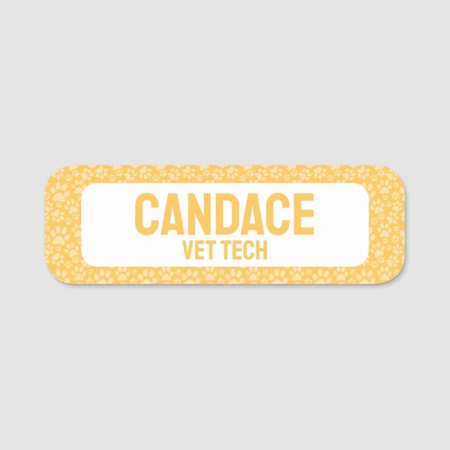 Porte-nom Entreprise pour animaux (Devant)