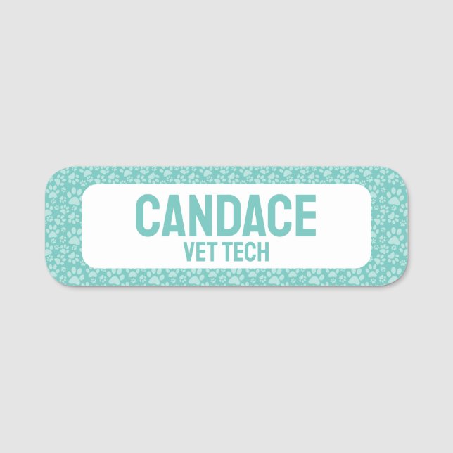 Porte-nom Entreprise pour animaux (Devant)