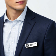 Épingle de sécurité de l'employé personnalisée ou