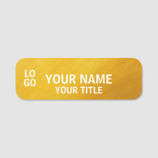 Porte-nom Épingle de sécurité magnétique employé logo person