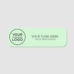 Porte-nom Épinglette magnétique pour employé avec logo perso