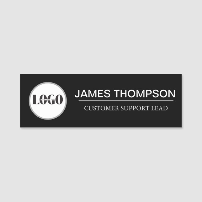 Porte-nom Équipement de logo personnalisé pour l'employé de  (Devant)