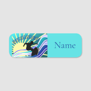 Porte-nom Été Surf Fun Thunder_Cove