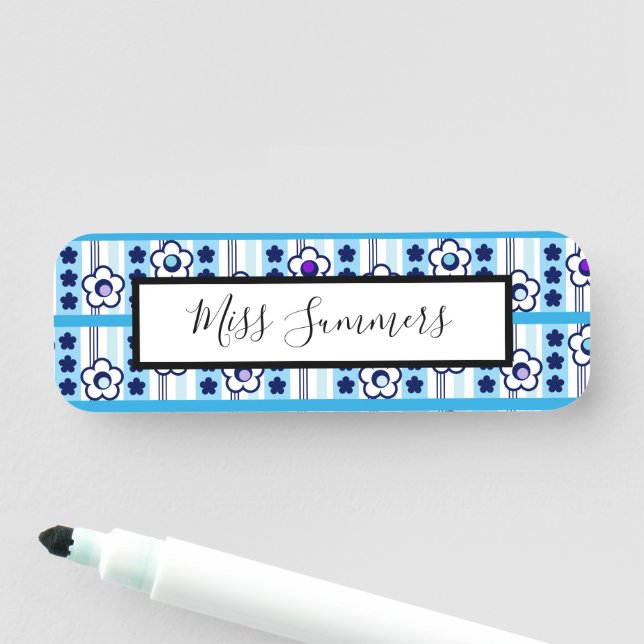 Porte-nom Fleurs d'hiver (En situation)