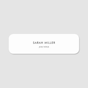 Porte-nom Forme minimaliste simple