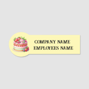 Porte-nom Gâteau de pâtisserie mignon ajouter des noms