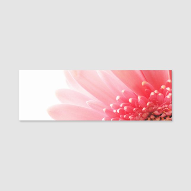 Porte-nom Gerbera Rose Daisy (Devant)