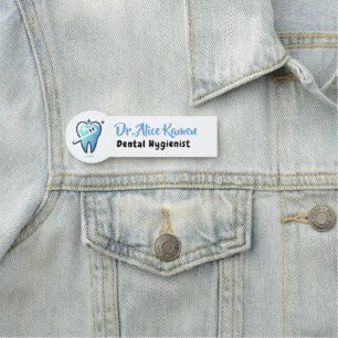 Porte-nom Hygiéniste dentaire Smile Tooth