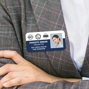 Porte-nom ID d'accréditation professionnelle de l'employé Ph