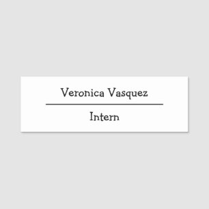 Porte-nom Identification personnalisée de la balise de nom