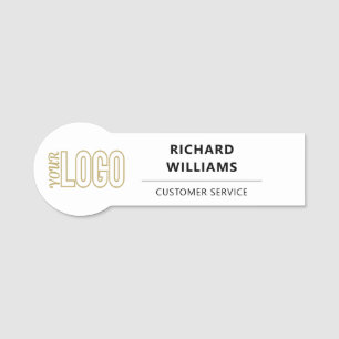 Porte-nom Insignes magnétiques personnalisées avec entrepris