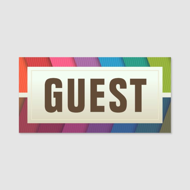 Porte-nom Invité (Devant)