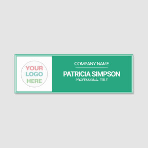 Porte-nom Jade Green Vitality Distinction : LOGO Professionn